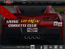 Tablet Screenshot of ltdcorvetteclub.com